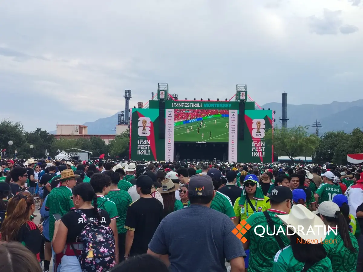 Expectación en Monterrey por el encuentro mundialista en el Fan Fest 2026.