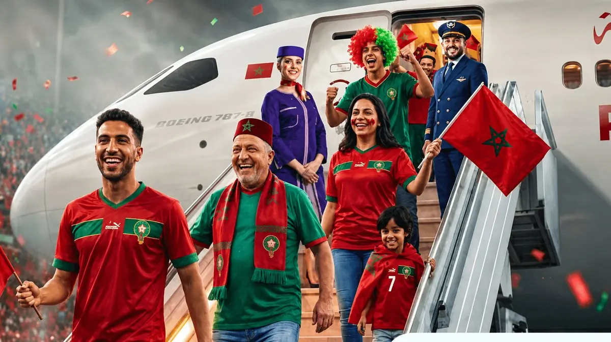La aerolínea marroquí ofrece tarifas especiales para hinchas en la fase eliminatoria.