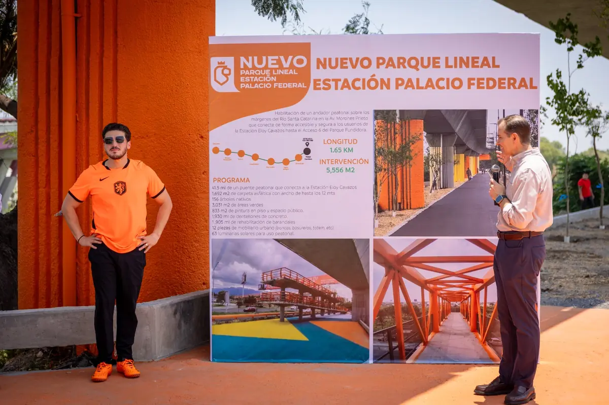 Este corredor peatonal fortalecerá la movilidad sustentable en Monterrey.