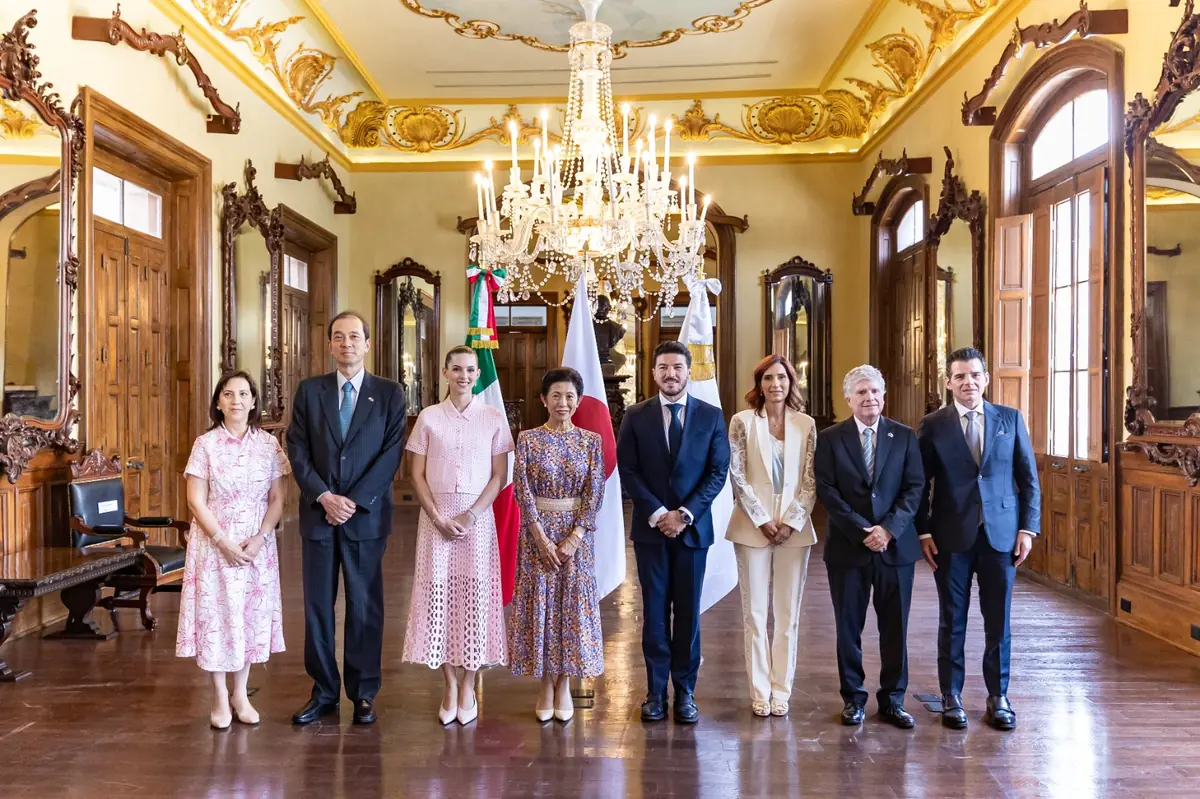 La visita refuerza la amistad cultural y comercial entre Japón y Nuevo León.