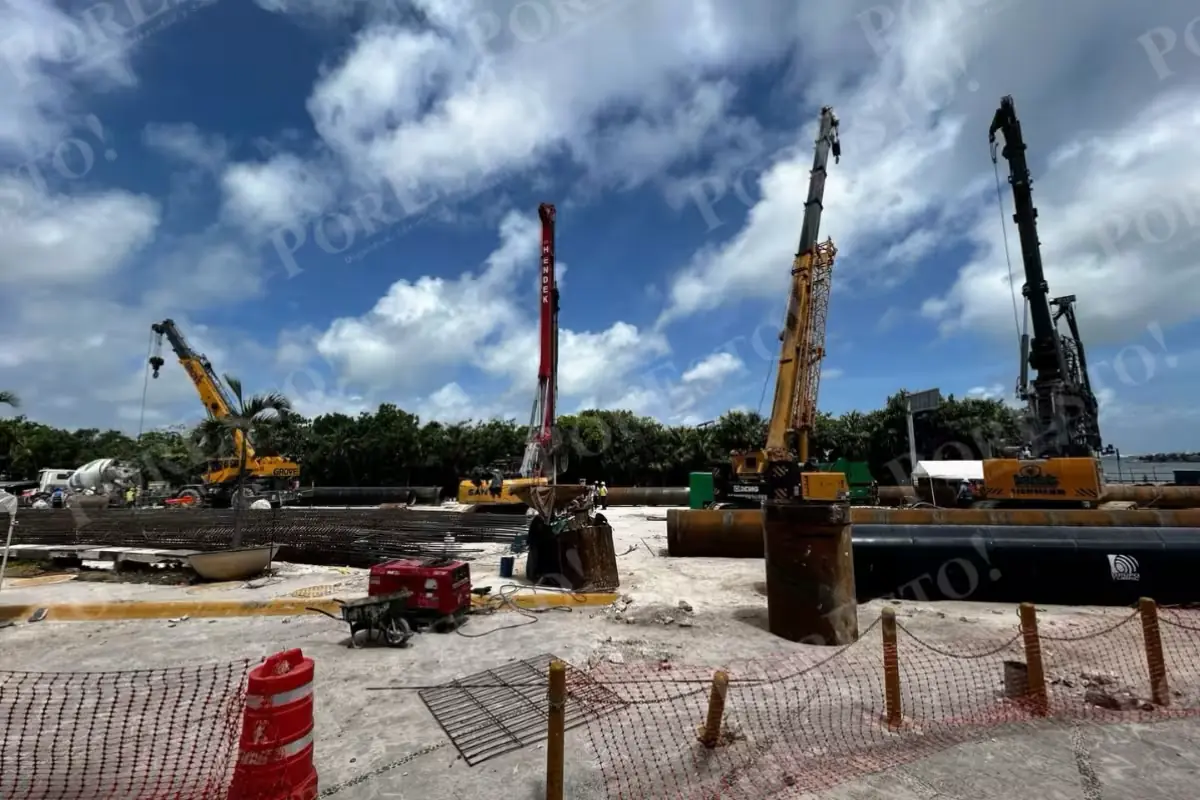 La obra mejorará la movilidad en Cancún y se inaugurará en octubre.