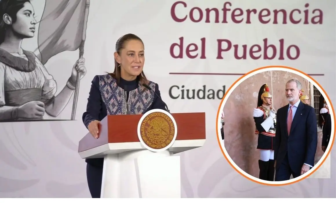 La presidenta de México y el Rey Felipe VI tendrán un encuentro breve sin agenda definida.