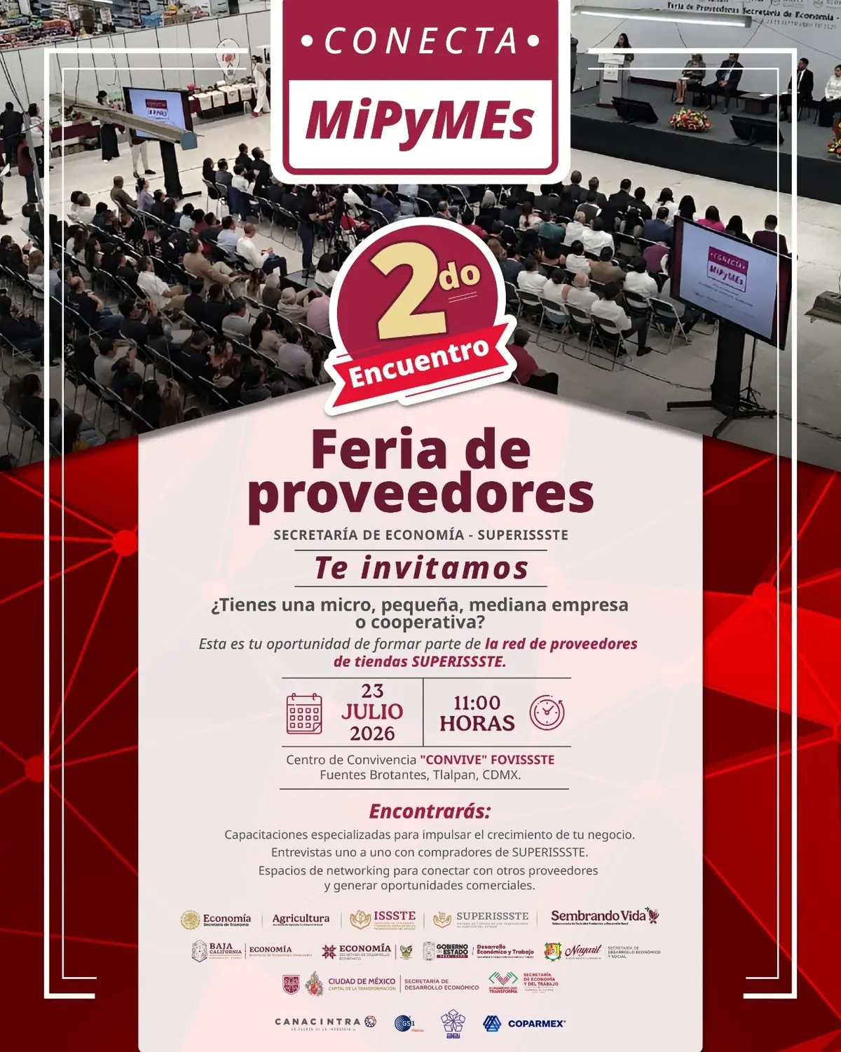 Esta feria busca integrar más empresas mexicanas en la red de suministro institucional y fomentar su crecimiento.