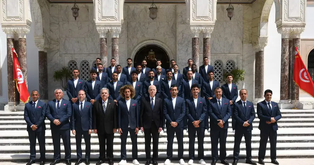 La selección tunecina se prepara para su debut contra Suecia en Monterrey.