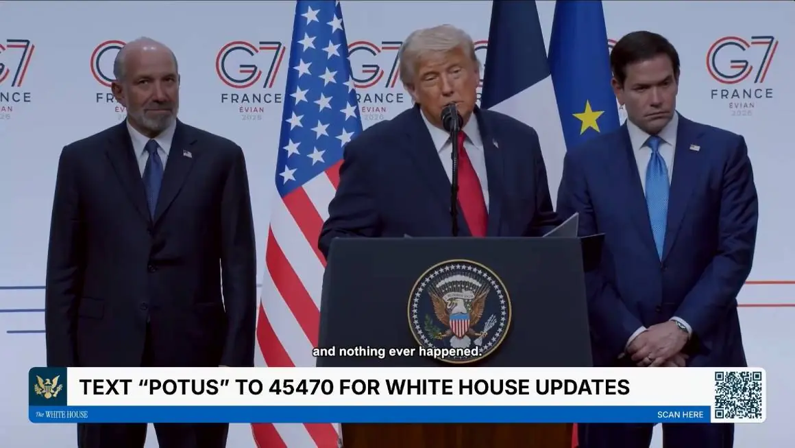 En la Cumbre del G7, Trump comenta sobre la situación de seguridad en México y la presidenta Sheinbaum.