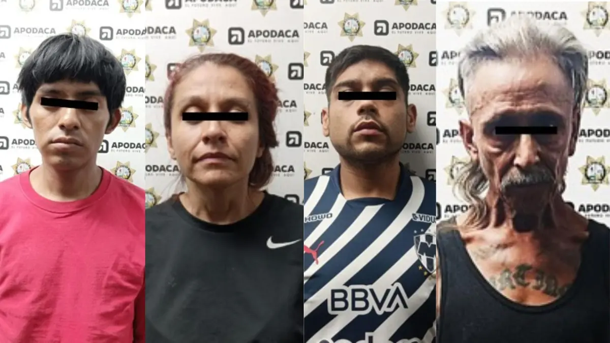Detenidos enfrentan cargos por violación, lesiones y narcomenudeo.