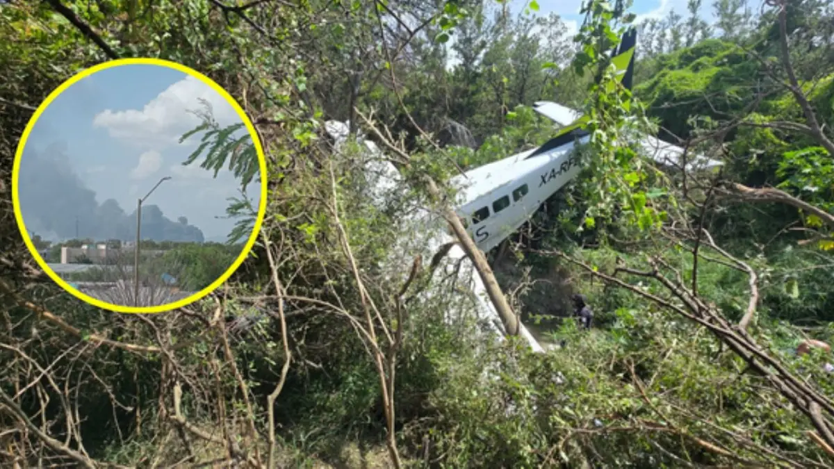 Una avioneta accidentada dejó tres personas lesionadas en un ejido de Pesquería, movilizando equipos de emergencia a la zona.