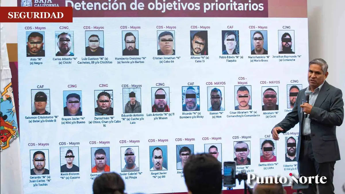 La mayoría pertenecen al Cártel de Sinaloa, revela el secretario de Seguridad.