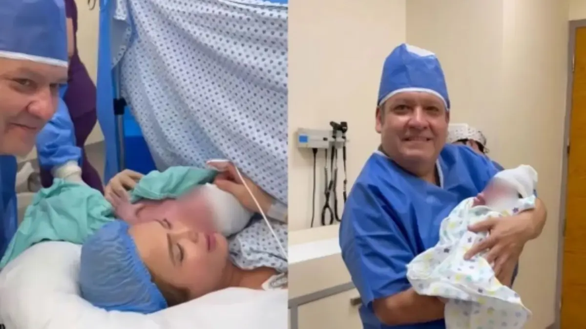 El vocalista de Grupo Pesado celebra el nacimiento de su primera hija, un momento lleno de alegría para la familia.