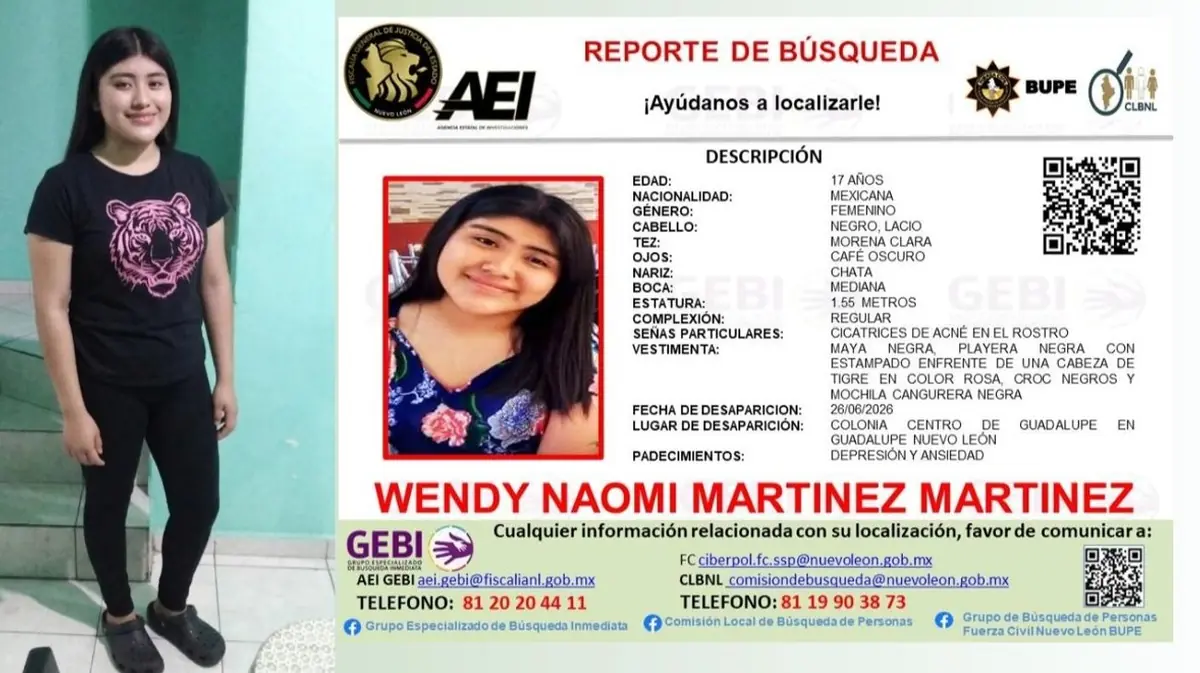 La familia de la joven pide atención urgente de las autoridades para resolver su caso.
