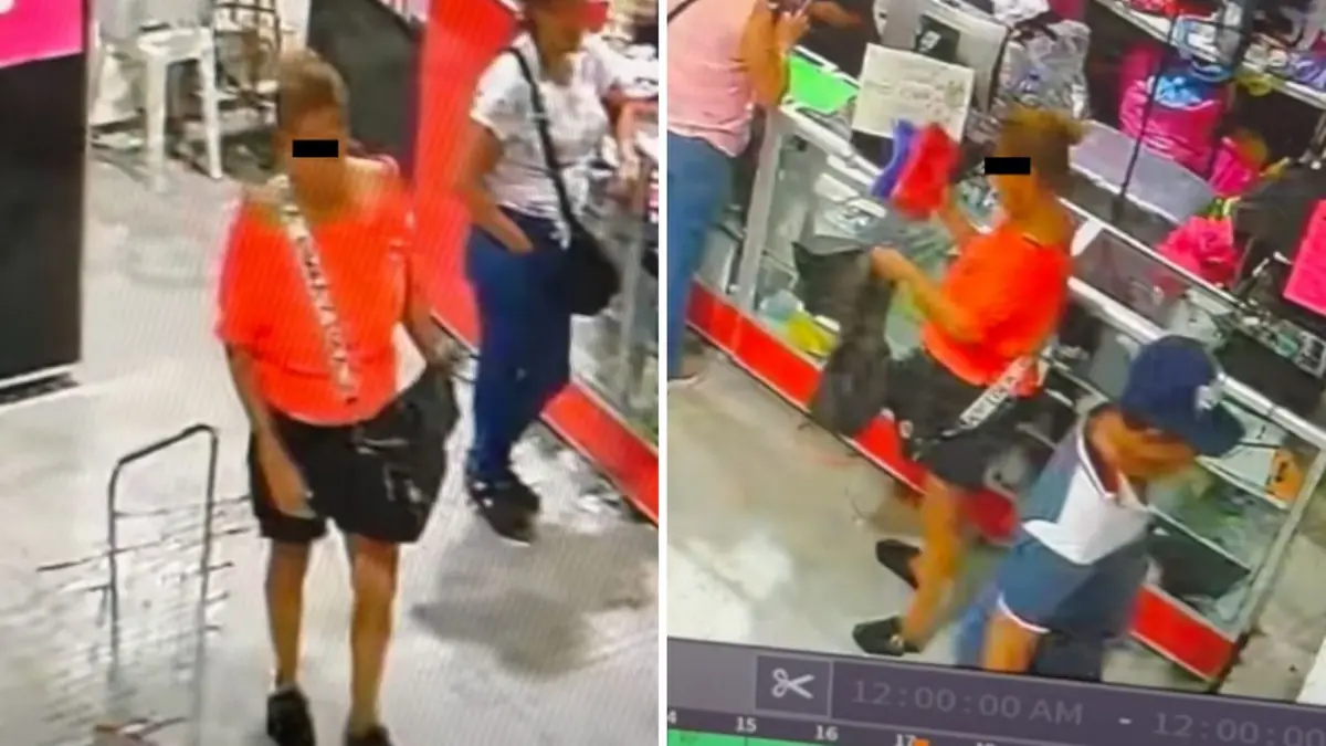 La tienda denuncia el robo en redes sociales y publica un video del incidente.