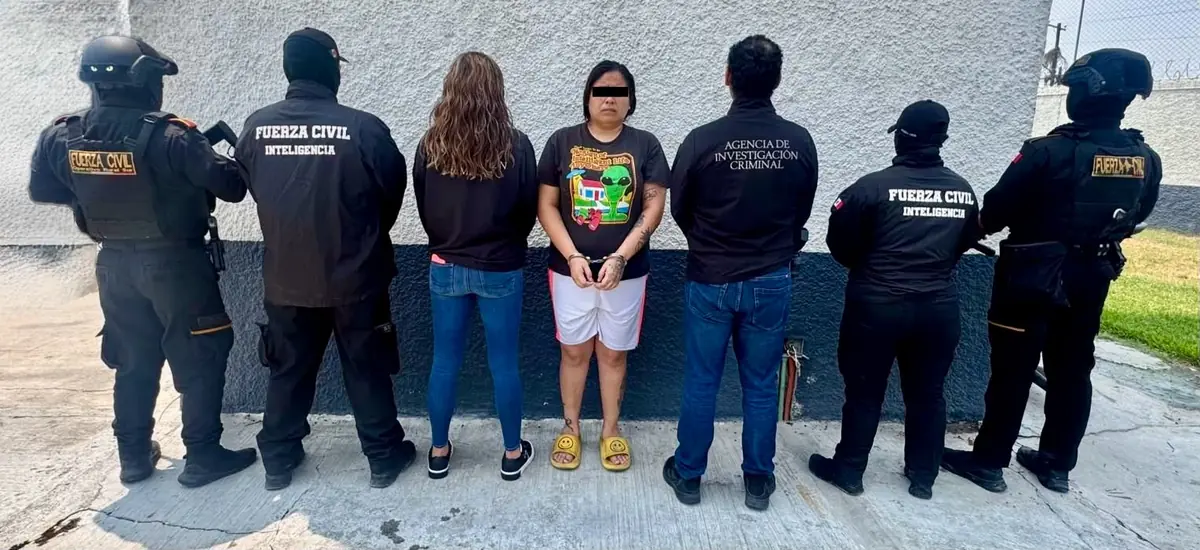 La detención fue resultado de una operación conjunta entre la AIC y Fuerza Civil.