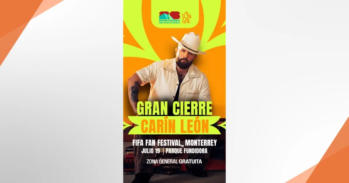 Este evento cerrará semanas de celebración del Mundial en Monterrey con fútbol y música.