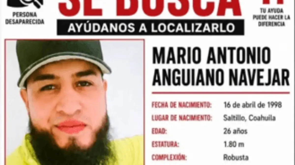La familia del joven saltillense busca apoyo tras su desaparición en Apodaca.