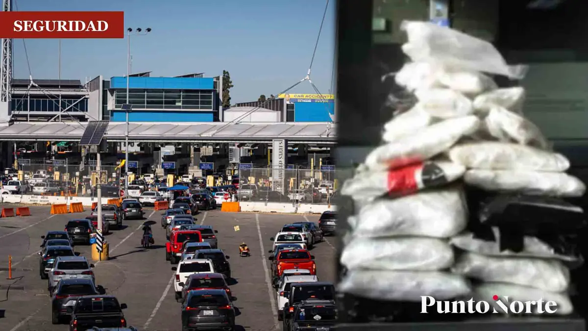 Un joven estadounidense es detenido por narcotráfico en la garita de San Ysidro.
