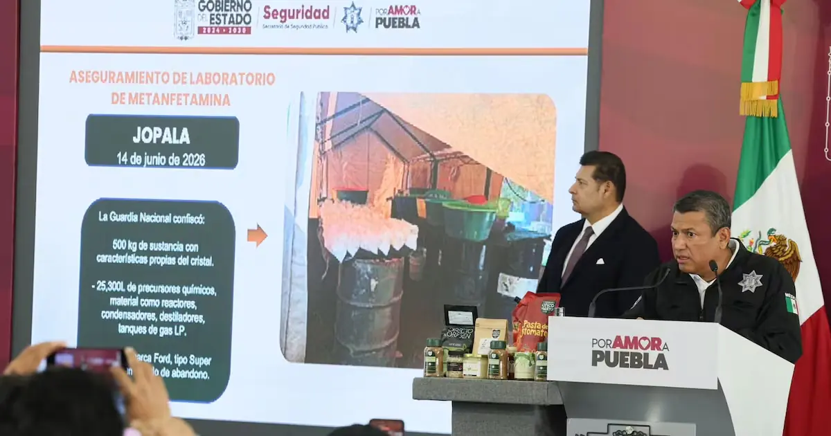 Las autoridades señalan que el laboratorio provocó pérdidas millonarias al crimen organizado.