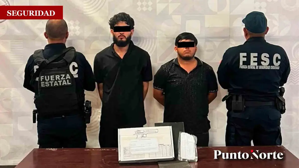 La Fuerza Estatal de Seguridad Ciudadana interceptó a los jóvenes durante un patrullaje rutinario.