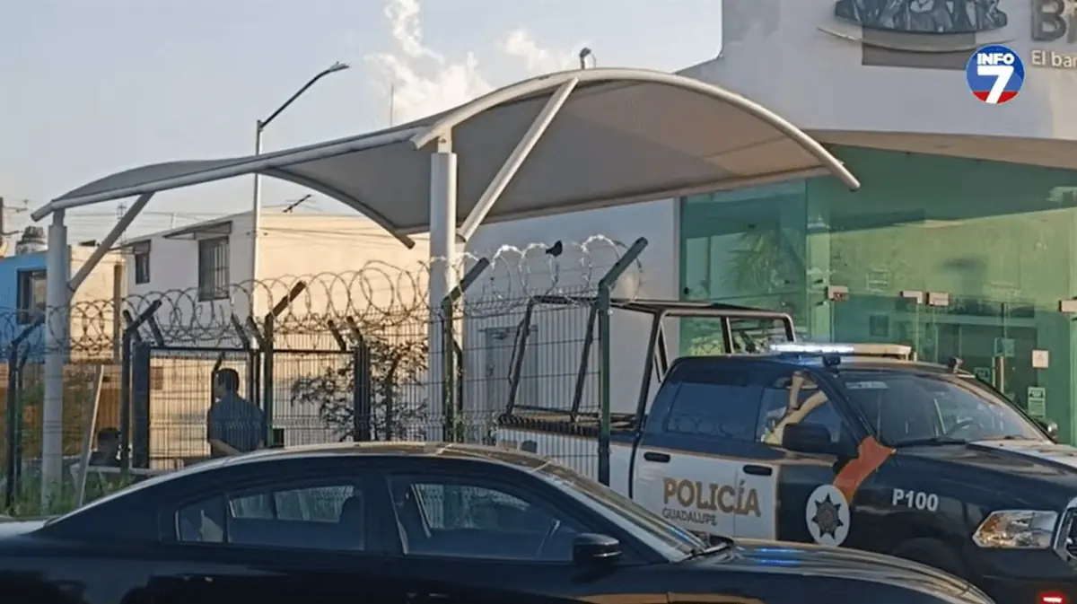 Tres sospechosos, incluida la gerente del banco, son arrestados por el robo de cinco millones de pesos en Guadalupe.