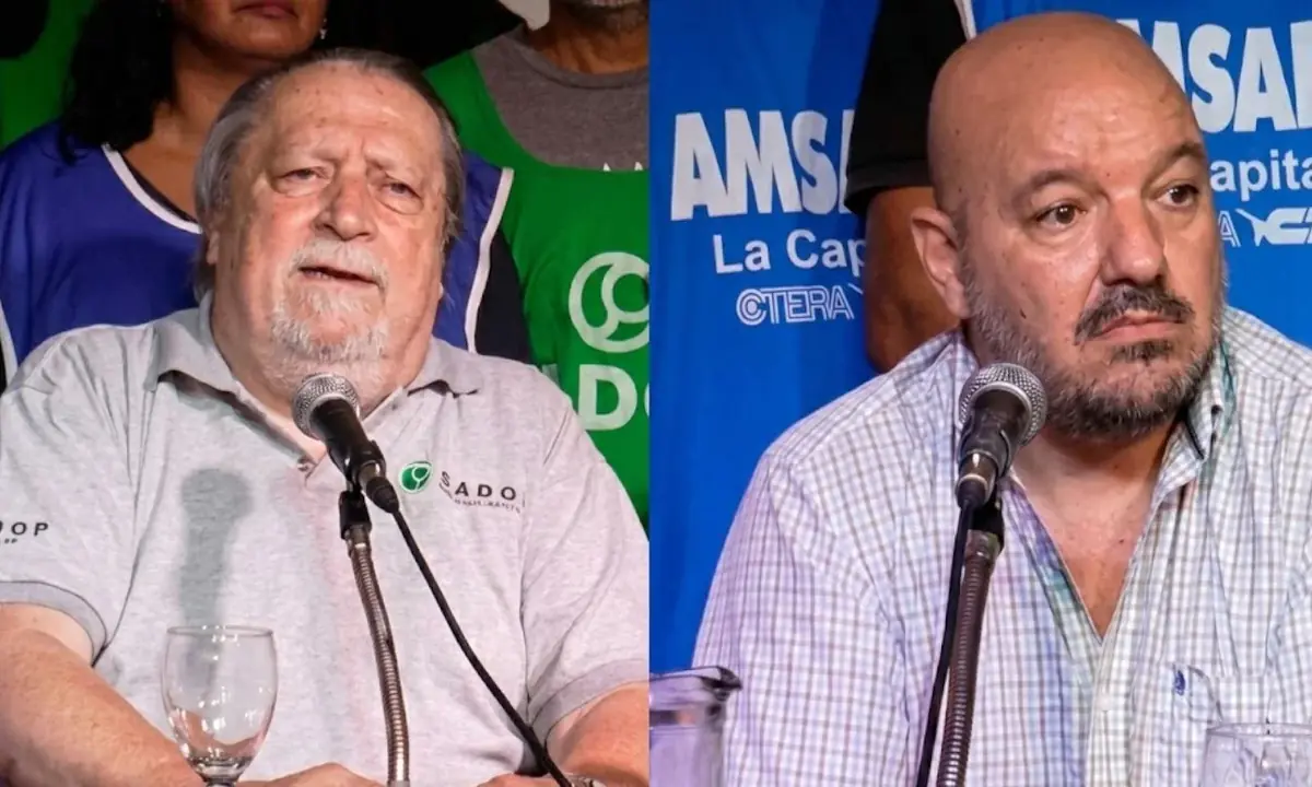 La decisión de Amsafé y Sadop influirá en el calendario escolar y las clases en la provincia.