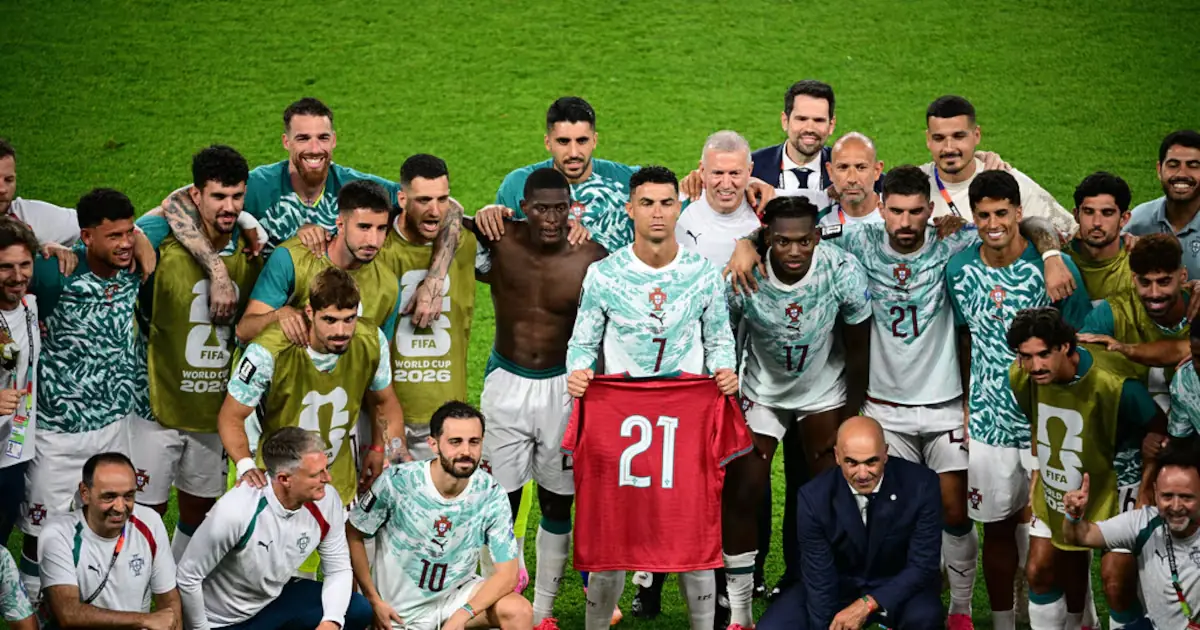 Cristiano Ronaldo rinde tributo a su amigo fallecido tras ganar 2-1 a Croacia.