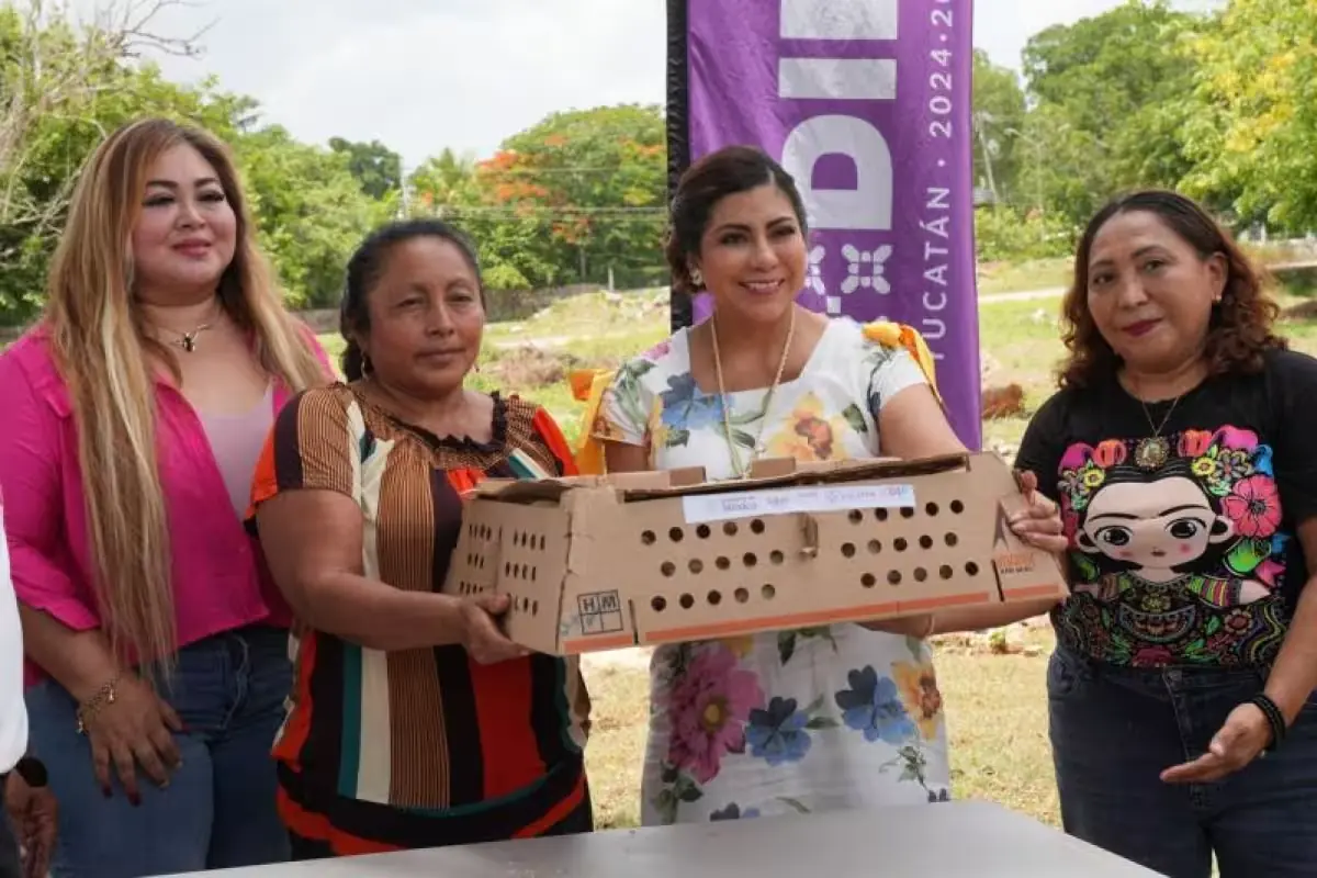 La entrega de aves busca mejorar la alimentación y la economía local de 28 familias.