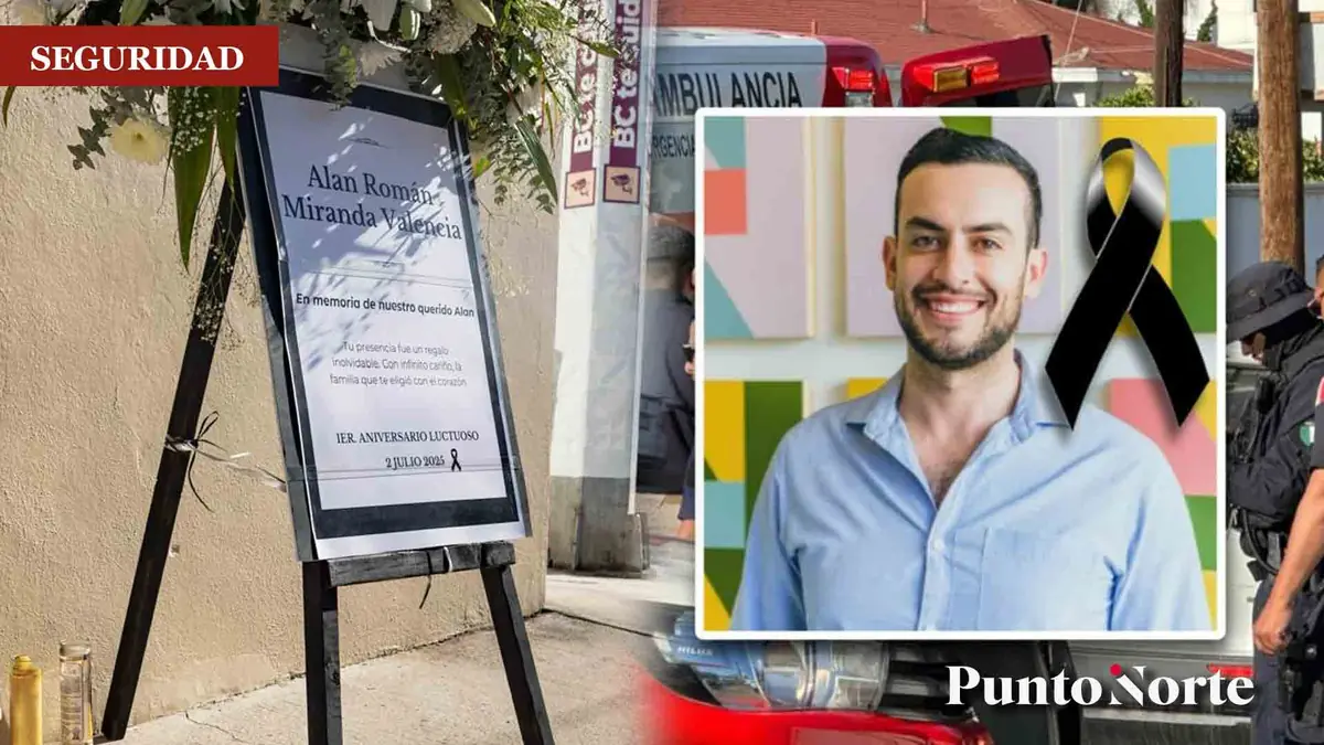 Un año después de su muerte, amigos y familiares colocan ofrenda en su memoria.