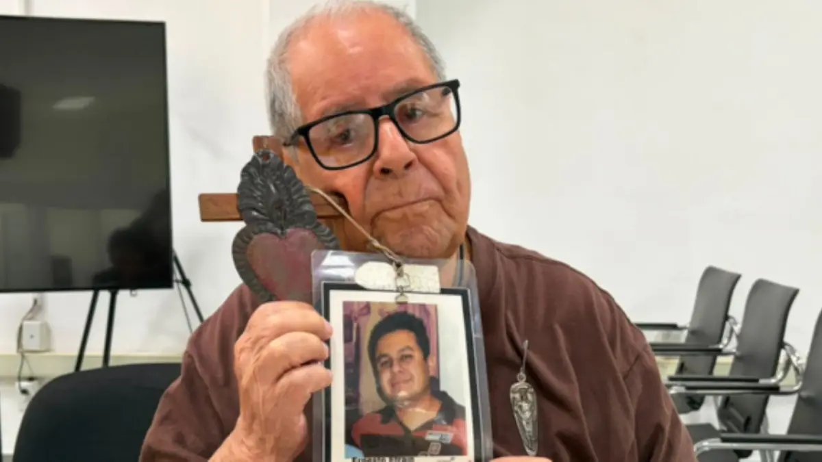 Ernesto Vidal busca a su hijo desaparecido desde hace más de 15 años.