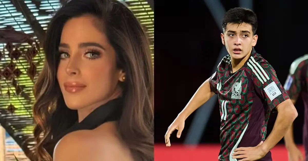 El gesto de la Miss Universo 2025 hacia el futbolista mexicano genera reacciones en redes sociales.