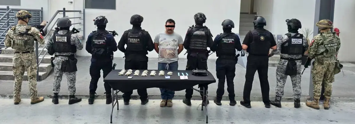 La captura se realizó en un operativo coordinado entre varias corporaciones de seguridad en Nuevo León.