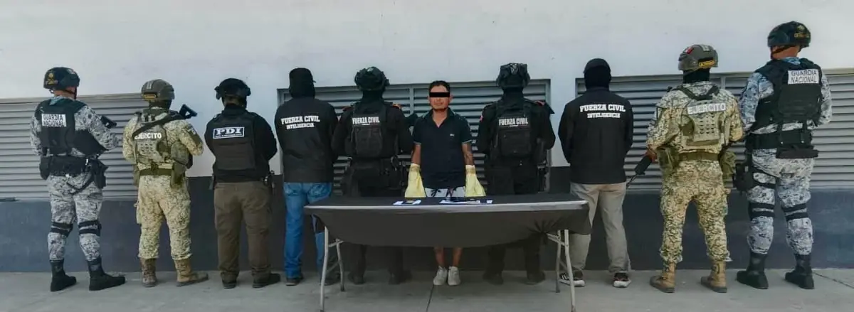 La captura se realizó durante un operativo tras una agresión armada a elementos de seguridad.