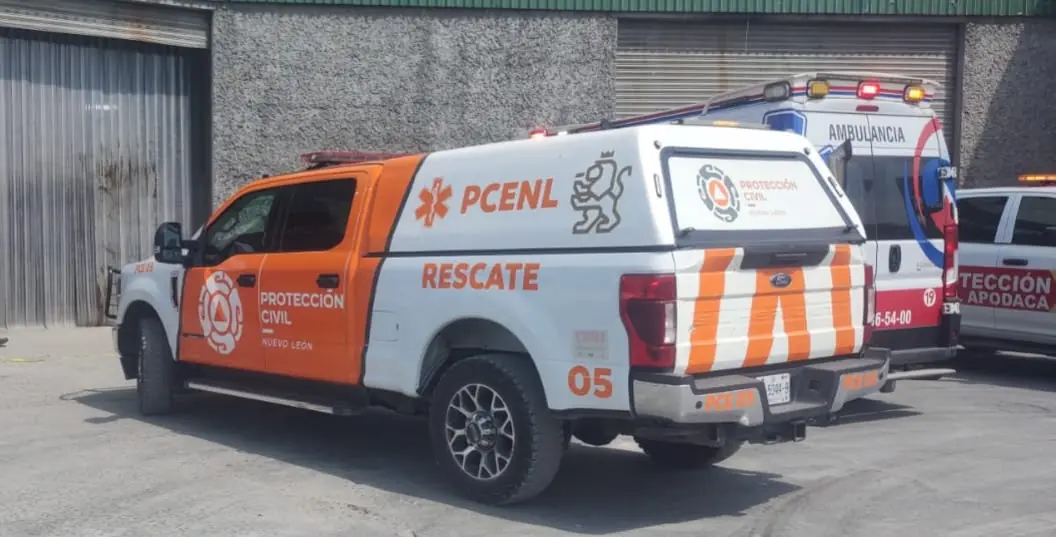 Un accidente laboral en una empresa de Apodaca finalizó en tragedia con la muerte de un trabajador.