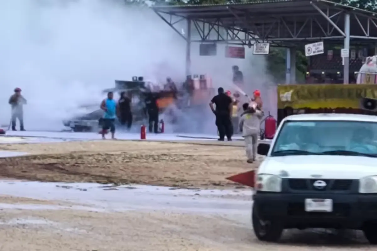 Un incendio en Gas Imperial causó alarma, pero fue sofocado sin lesionados.
