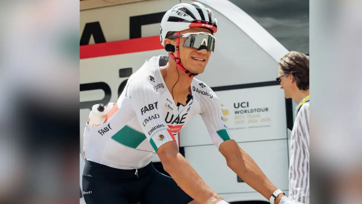 El ciclista mexicano asciende al séptimo lugar en la clasificación general tras su segundo lugar en la etapa de alta montaña.