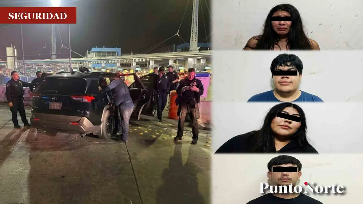Cuatro jóvenes fueron arrestados tras intentar huir hacia San Ysidro después de causar disturbios en un bar.