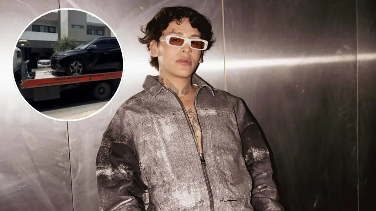 El influencer compartió su experiencia tras un choque derivado de problemas mecánicos en su vehículo.