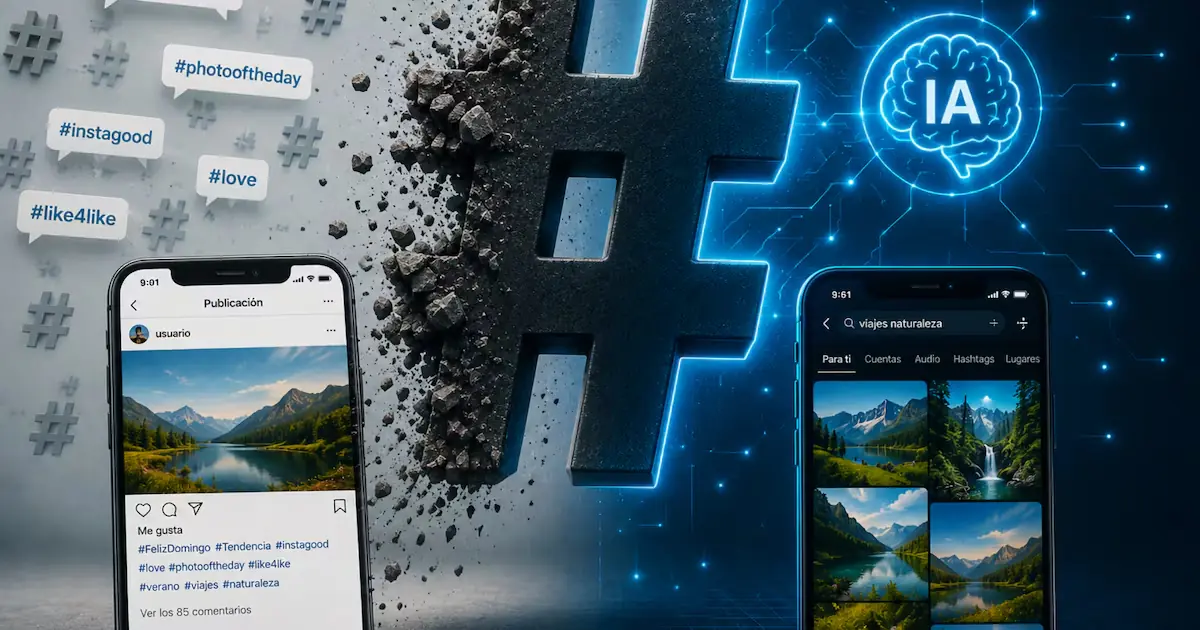 La efectividad del hashtag disminuye mientras el SEO social cobra importancia en las plataformas digitales.