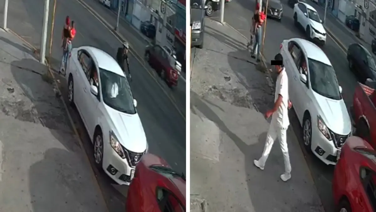 Una madre y sus hijos fueron atropellados en Monterrey. La mujer busca identificar al responsable.