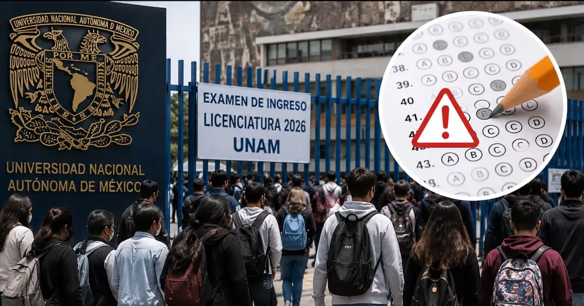 Estudiantes y padres demandan claridad tras controversia en el examen en línea de la UNAM.