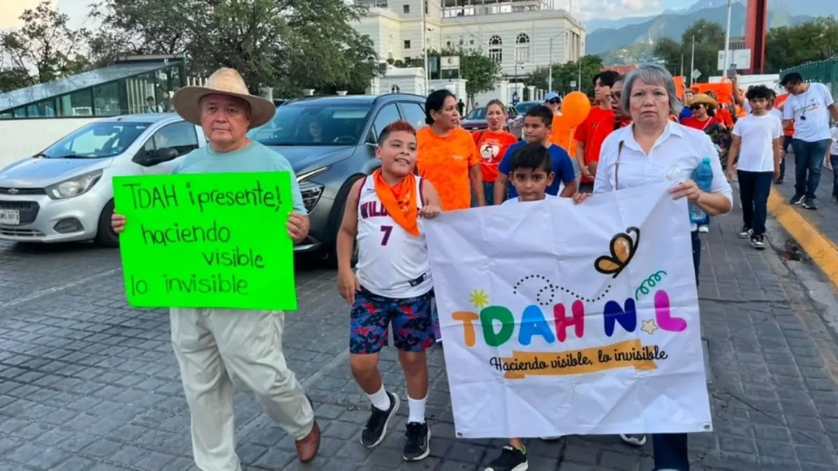 La movilización busca promover la inclusión y concientizar sobre el TDAH en la sociedad.