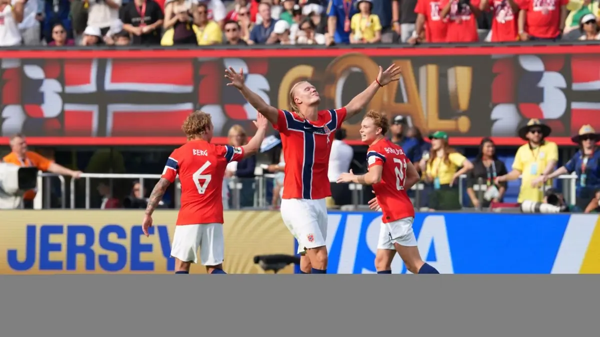 Erling Haaland brilla con un doblete en el triunfo sobre la selección brasileña en los Octavos de Final del Mundial 2026.