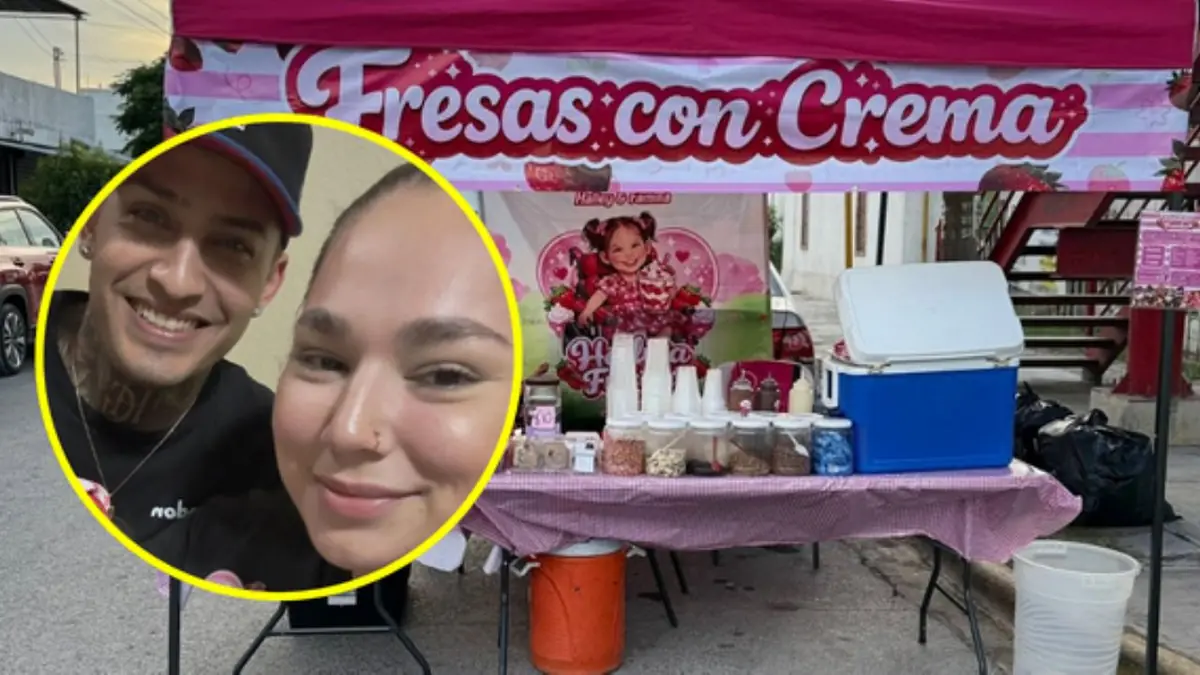 Andrea y Brandon impulsan su negocio de postres para costear terapia de su hija con parálisis cerebral.