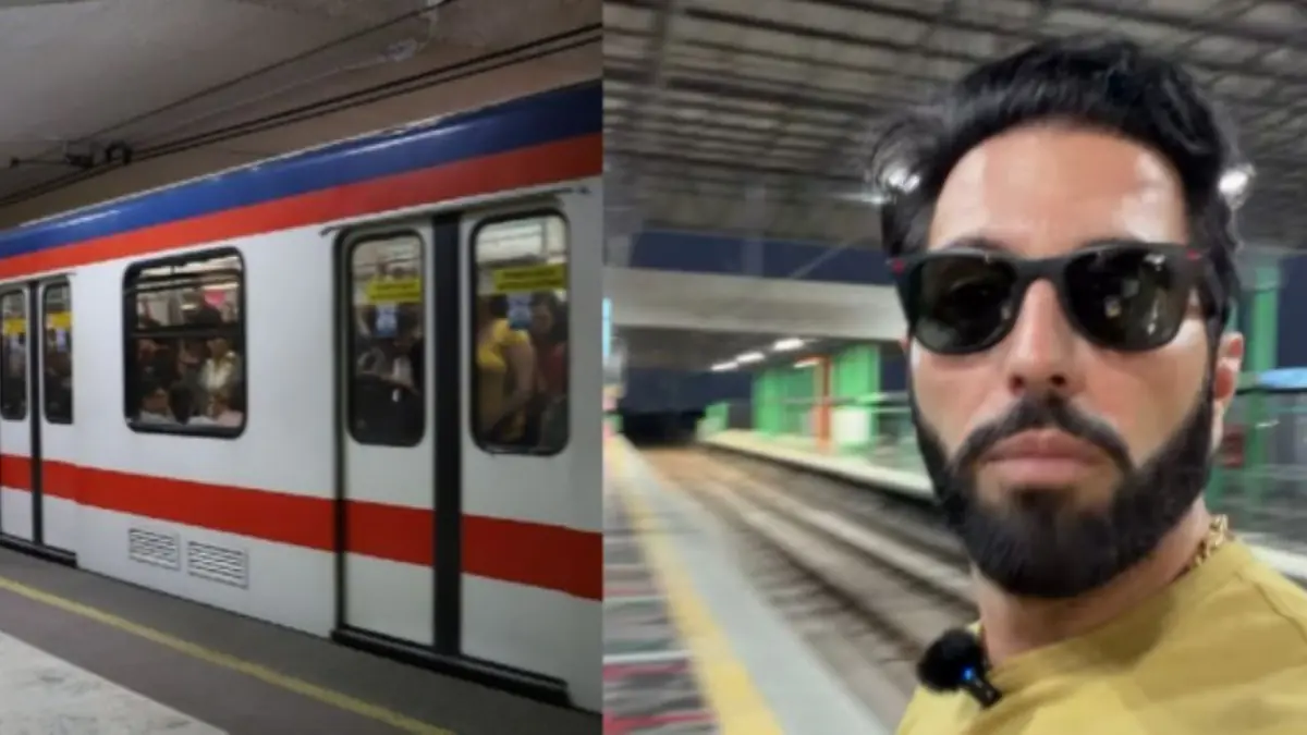 El influencer destaca mejoras en el transporte, pero crea debate en redes sociales.