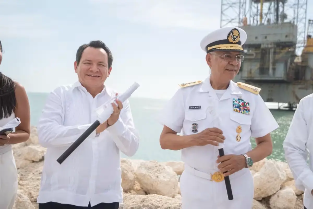 La ampliación del puerto busca fortalecer el comercio marítimo en Yucatán.