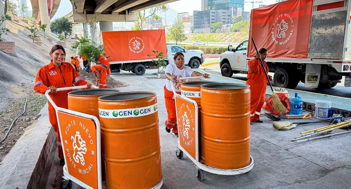 La intervención busca mejorar la imagen urbana y promover espacios públicos limpios.