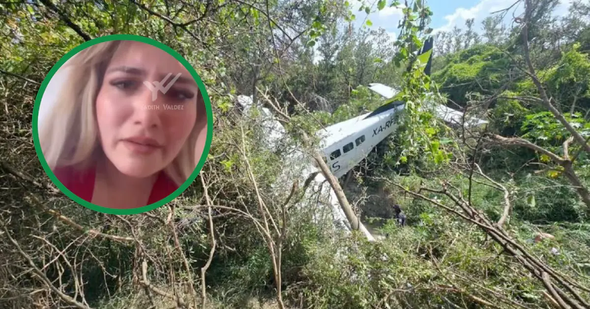 Un video revela las condiciones de los ocupantes tras el accidente aéreo en Pesquería.