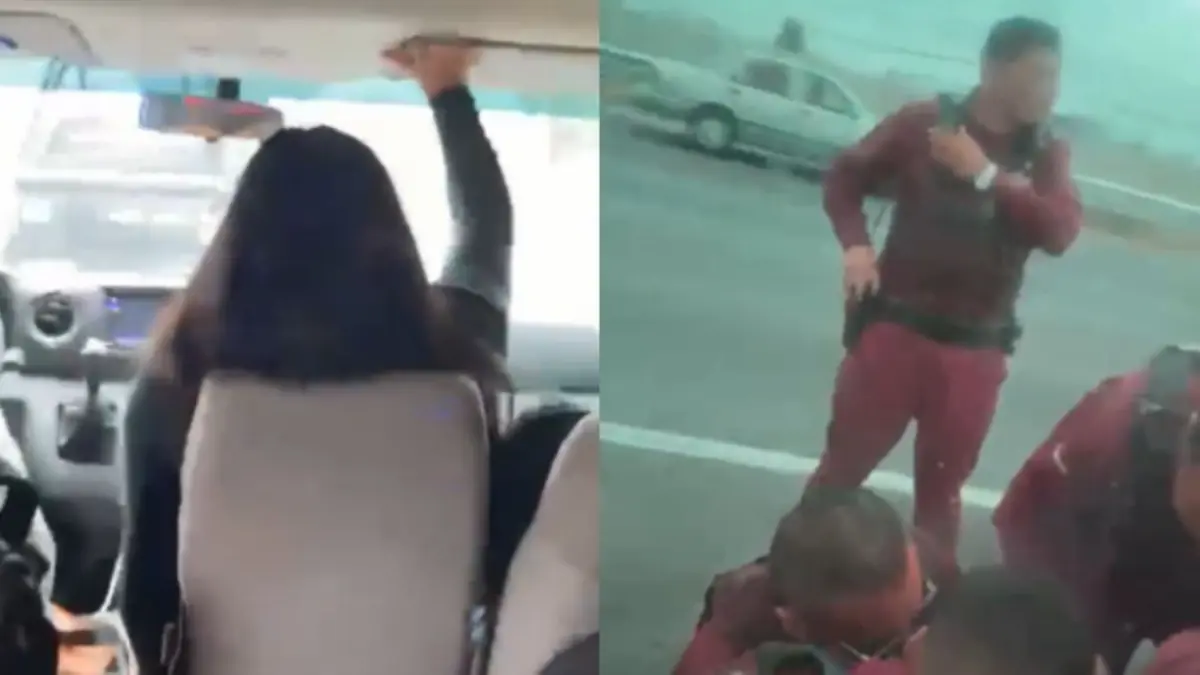 Un grupo de turistas vivió momentos de pánico mientras su conductor escapaba de las autoridades en la autopista México-Querétaro.