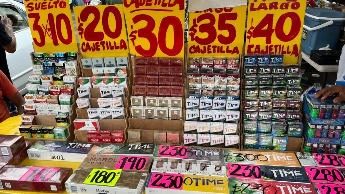Empresas locales ofrecen marcas de contrabando a precios bajos, afectando el mercado de productos legales.